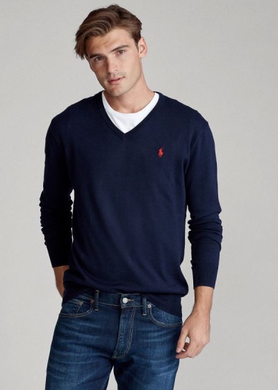 Suéter Polo Ralph Lauren Algodão V-Neck Homem 84371-GWEY